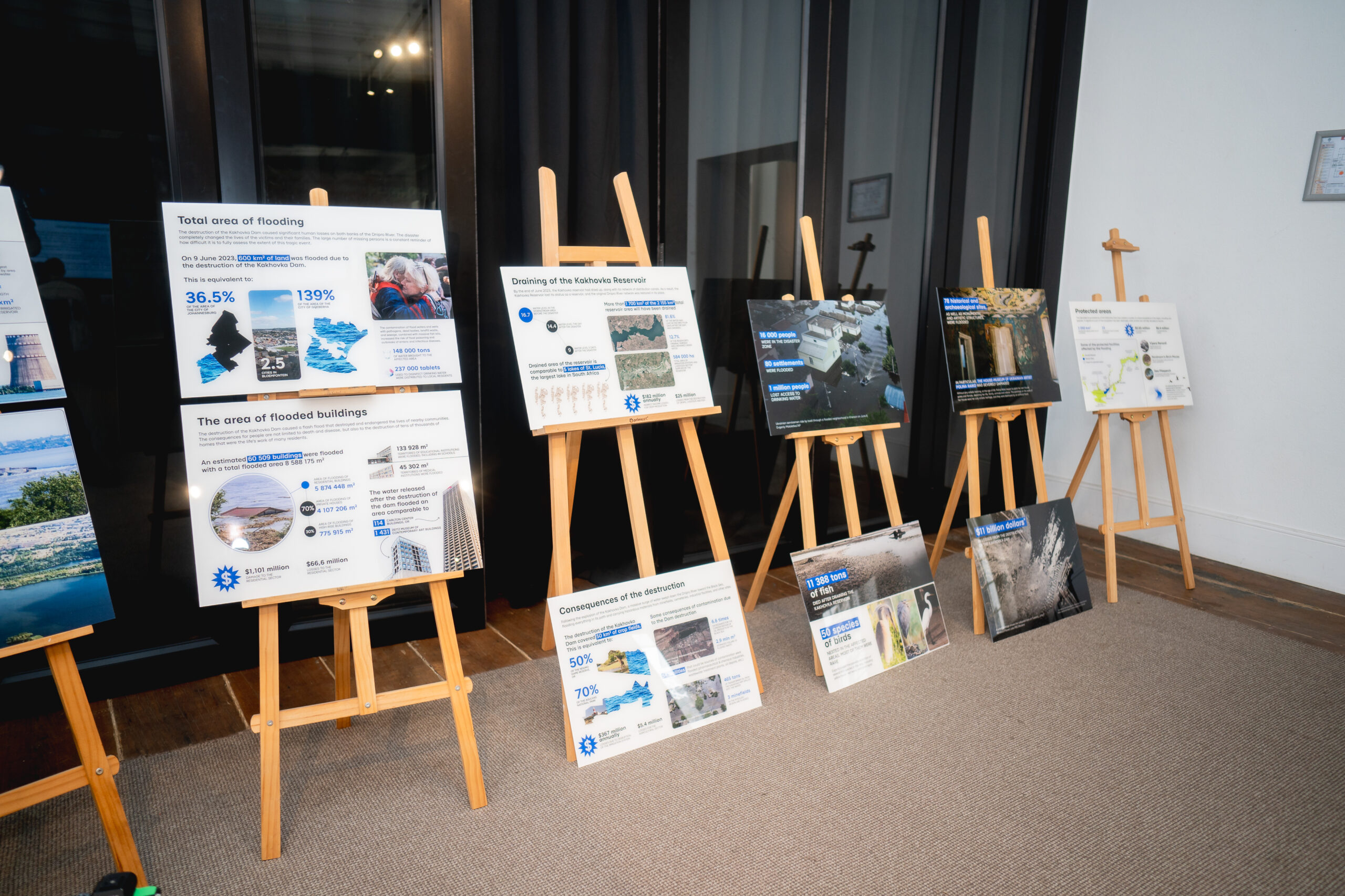 While conducting the advocacy campaign in South Africa in March, 2025, TH, together with PEJ, presented this study on the destruction of the Kakhovka Dam to local communities.